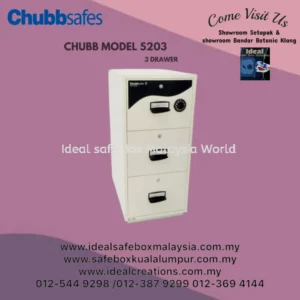 Chubbsafes 3 Drawer RPF Cabinet 5203 _290kg