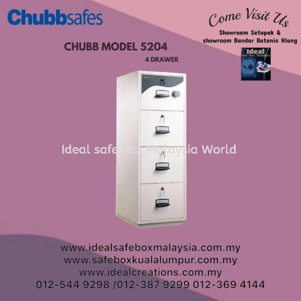 Chubbsafes 4 Drawer RPF Cabinet 5204_370kg