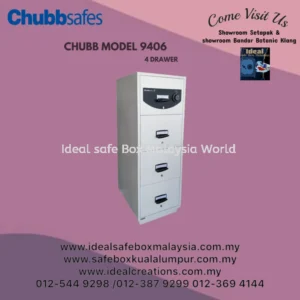 Chubbsafes 4 Drawer RPF Cabinet 9406_370kg