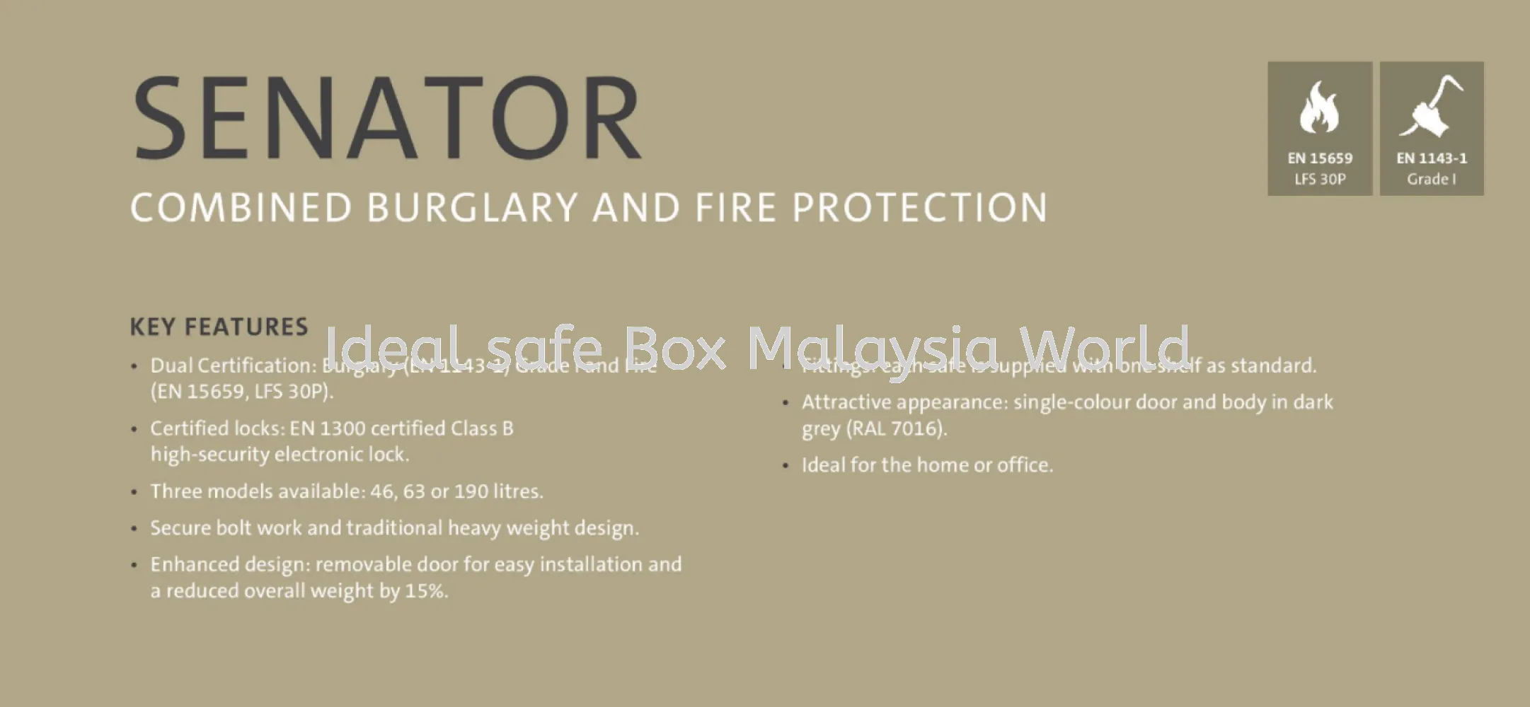 Chubbsafes Senator Safe (Model 65)_178kg - Image 2